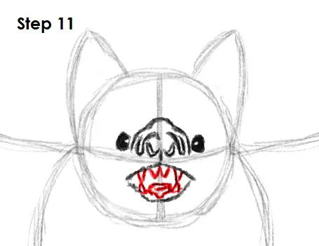 Vampire Bat Drawing 11 Draw Vampire Bat 11