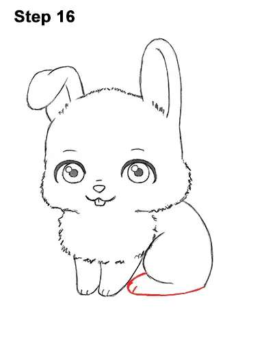 how to draw a bunny rabbit cartoon