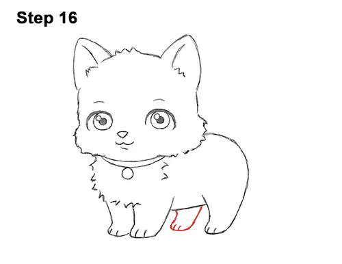 Draw white cartoon cat kitten kitty 16 Draw white cartoon cat kitten kitty 16