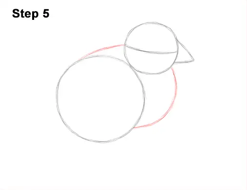 how to draw a baby chick