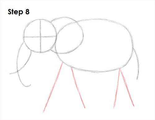 Elephant Drawing 8 Draw Elephant 8