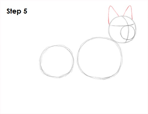 draw german shepherd dog 5 step