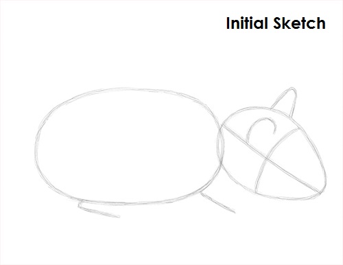 Hamster Drawing Sketch Draw Hamster Sketch