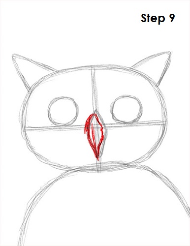 Great Horned Owl Drawing 9 Draw Great Horned Owl 9
