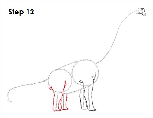 Brachiosaurus Dinosaur 12 Draw Brachiosaurus 12
