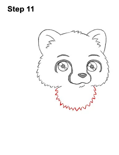 How to Draw a Cute Cartoon Cheetah Chibi Kawaii 11