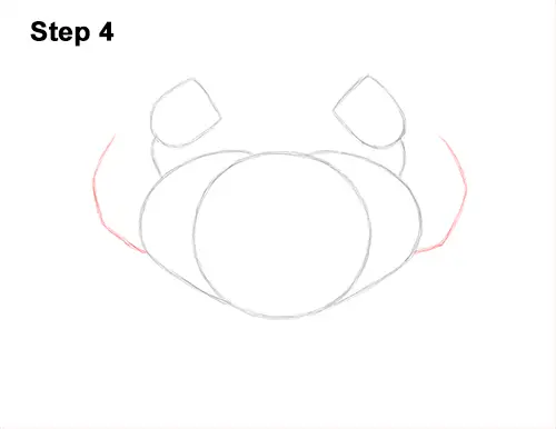 How to Draw a Brown Edible Red Crab 4