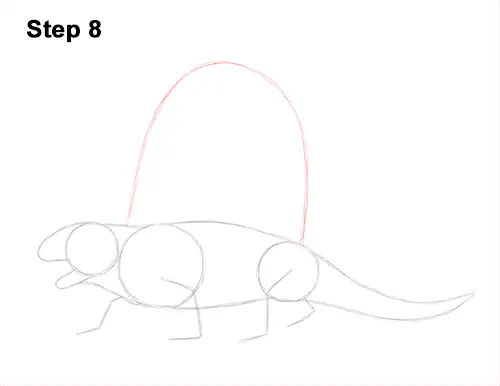 How to Draw a Dimetrodon VIDEO & Step-by-Step Pictures