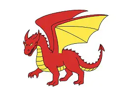 How to Draw a Dragon Cartoon