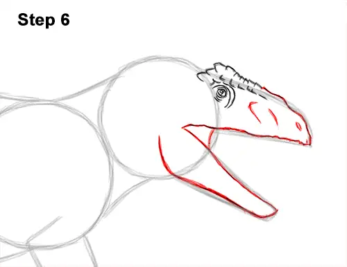 How to Draw a Giganotosaurus Dinosaur from Jurassic World Dominion 6