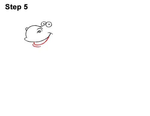 Draw Funny Goofy Cartoon Horse 5