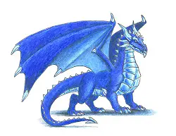How to Draw a Blue Ice Dragon Winter Cold