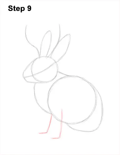 How to Draw a Jackalope Rabbit Antlers 9