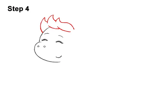 How to Draw Cute Cartoon Pegasus Wings Chibi Kawaii 4