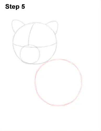 Draw Persian Kitty Cat 5