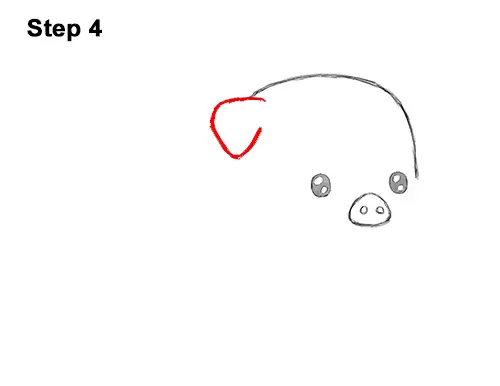 How to Draw Cute Cartoon Pig Chibi Kawaii 4