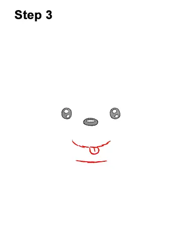 How to Draw a Cute Cartoon Harp Seal Pup Chibi Kawaii 3
