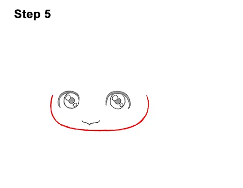 How to Draw a Cute Cartoon Sea Turtle Chibi Kawaii 5