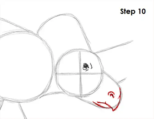 Draw Triceratops 10