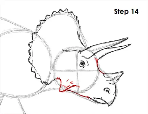 Triceratops Drawing 14 Draw Triceratops 14