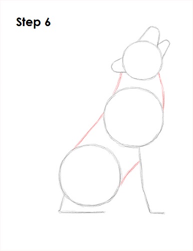 Howling Wolf 6 Draw Wolf Howling 6